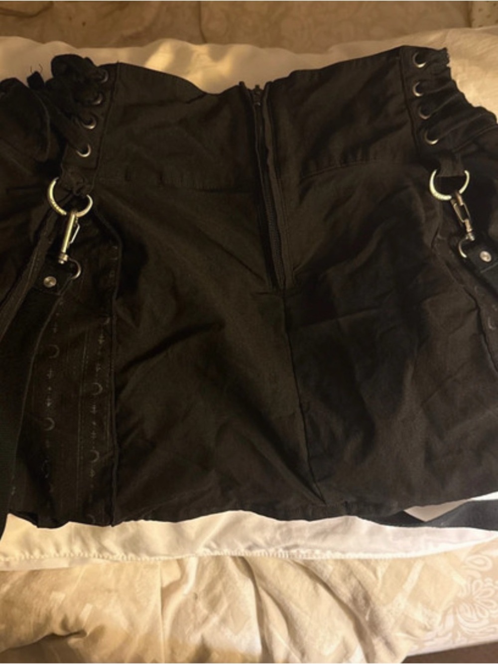 Killstar Black Gothic Mini Skirt
